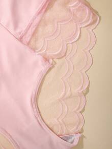 5pcs/Pack Women Plus Size Triangle Panties Comfortable Lace Patchwork Sexy - Multicolor - View 8