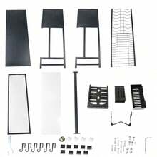 Kitchen Sink Storage Rack With Lid To Prevent Dust, Equipped With Cutlery Rack, Cutting Board Rack, Knife Holder, And Sponge Rack - Multicolor - View 11