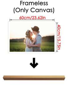 3Pcs Custom Big Size Poster, Custom Big Size Poster With DIY Frame Or Only Canvas As Gift For Coming Mother's Day, Customized Big Size Canvas Painting As Ideal Gift For Dear Mom, Personalized Big Size Canvas Hanging Printing For Coming Mother's Day/Father's Day, Customizable Canvas Prints With DIY Frame For Home Decor/Room Decor/Bedroom Decor/Bathroom Decor/Office/Graduation2025 Back To School School Supplies - Multicolor - View 10