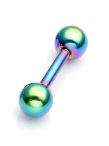 1pc 304 Stainless Steel Monroe Lip Ring, Spiral Cartilage Earrings, Barbell Body Piercing Jewelry, Suitable For Gift/Party