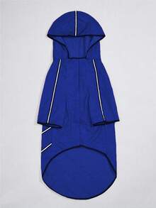 Impermeabile blu per cani da esterno per viaggi notturni e uso casual - Blu - Visualizzare 3