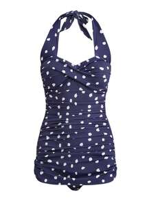 Simply Slim Women's And Women's Plus Glam Sheath One Piece Swimsuit, Sizes S-3X - sailordot - View 5