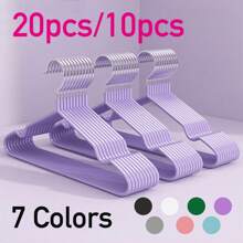 100/60/20/10/1 Pc Commercial Metal Hangers - Heavy Duty Non-Slip Rubber Coated Garment Hangers, Ultra Strong Rustproof Closet Organizers For Hotel/Retail/Home Use - Luxury Space Saving Hangers For Coats/Dresses/Pants,Wardrobe Organiser(Bulk Set)