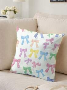 1pc/4pcs Butterfly Print Pillow Covers, Home Decor Sofa Cushion Covers For Bedroom, Car Seat Back Cushion