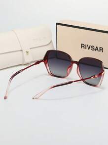 Óculos de Sol Redondos Polarizados Vintage de Moda Plus Size para Mulheres da Marca RIVSAR, na Cor Rosa Diamante, Ideais para Uso Casual, Elegante, em Festas, Viagens, Reuniões de Verão, no Estilo Gatinho e Redondo, Joias, Presentes de Marca Premium para Feriados como Dia dos Namorados, Natal, Halloween