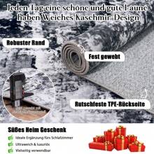 Il letto orlato lava il tappeto vintage Il soggiorno, la camera da letto, la cucina, la mensa e la camera dei bambini hanno un design interno protettivo e una moquette che ora copre i rivestimenti floreali