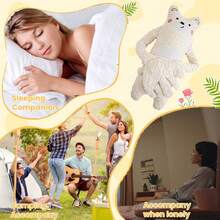 Comfortable Pillow, Body Pillow, Cartoon Plush Pillow, Soft And Skin-Friendly -Side & Back Sleeper Friendly - Enjoy Soothing Home Massages - 彩色 - 查看 11