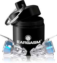 ¡RecomendadoEargasm Tapones para los oídos azules de alta fidelidad: protección auditiva con reducción de ruido para conciertos, festivales de música, estadios, músicos, raves, motociclismo, deportes¡Top de Temporada - Azul - Ver 10
