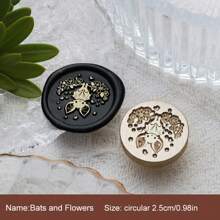 1 Pc, Various Animal Series, Removable Wax Seal Heads, Deer/Cat/Dog/Squirrel/Hedgehog And Other Animals, Suitable For Envelope Letter Paper, Wedding Invitations, Parties, Wine Packaging, DIY Craft Seal Decoration, Gift Decoration, Graduation Parties, Anniversaries, Various Festive Gifts,Back To School,School Supplies