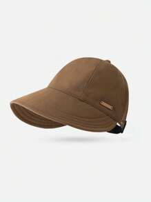 Hats For Woman Baseball Cap Spring And Summer Face-Covering Sun Hat, Lightweight And Foldable, Fashionable And Versatile Hat, Suitable For Daily Use