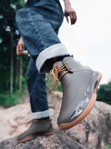 Unisex Short Rain Boots, Anti-Slip, Waterproof For Hiking, Jungle, Trekking, Comfortable Sports Couple Rain Shoes