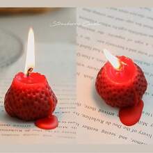 18/9/6/4 Pcs Strawberry Aromatherapy Candles, Perfect For Photography Props, Indoor Fragrance Decoration And Holiday Gifts Candles For Stress Relief, Relaxation, Bathing, Yoga And Holiday Gifts,Room Decor,Gifts Birthday Graduation,Best Gift For Girls Who Love Strawberries Gifts