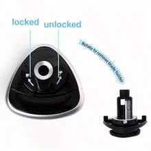 1pc Electric Pencil Sharpener Desktop Automatic Suitable To Pencils (6-8mm) For Students School Office Stationery Back To School - Black - View 7