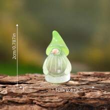 5 piezas de accesorios decorativos tipo bolsita ciega con enanos luminosos para crear microescenarios, partículas de enanos adorables para decoración DIY de jardinería y paisajismo, regalos y ornamentos navideños