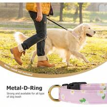 Pet Basic Dog Collars - Purple Flower - View 6