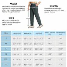 baleaf Men's Hiking Convertible Pants Water Resistant Lightweight Quick Dry Cargo Elastic Waist Outdoor With Zip Pockets - 炭灰色19-4104TPG - 查看 8