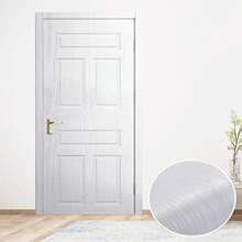 1 Roll White Wood Grain Self-Adhesive Removable PVC Wallpaper, Easy To Apply And Remove, Suitable For Kitchen, Bedroom, Living Room, Countertops, Furniture, Home Decor And Renovation Wall Paper Wall Stickers Room Decor Wall Decor Wall Sticker