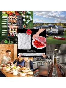 300 Food Lids With Elastic Fresh-Keeping Bags For Food Storage, Food Storage Bags For Storing Food, Vegetables, And Fruits