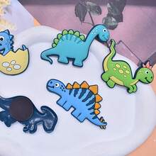 2pcs/4pcs/6pcs/8pcs/12pcs Dinosaur Refrigerator Stickers - Home Kitchen Decorations/Kitchen Utensil Storage Boxes/Whiteboard Magnets/Ideal Holiday Gifts - Multicolor - View 3