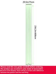 1 pièce Rideau en mousseline romantique pour mariage, décoration de fête de mariage en extérieur, rideau pour arche de mariage et chaise, convient pour la cérémonie de mariage, la douche nuptiale et la décoration de fête à thème - vert clair - Voir 10