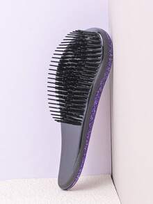 Brosse démêlante pour cheveux bouclés ou lisses, mouillés et secs, brosse démêlante sans douleur avec des poils flexibles pour adultes et enfants - facile à tenir, idéale pour la douche et les voyages, brosse démêlante - design marbre - cheveux mouillés ou secs - convient à tous les types de cheveux - démêle les cheveux et masse le cuir chevelu