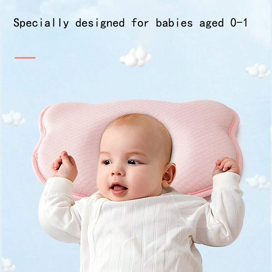 Almohada moldeadora para recién nacidos y bebés de 0 a 12 meses, corrige la forma de la cabeza del bebé, especialmente diseñada para bebés con cabeza deformada/plana