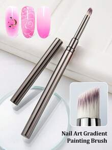 Beautizon Nailartlab 1pc Nail Art Color Blending Pen, Professional Nail Design Color Blending Tool, Durable, Suitable For Women DIY Creative Nail Art And Nail Salon Accessories - Multicolor - View 8