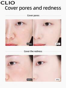 Clio K-Beauty KILL COVER FOUNWEAR 氣墊粉底液 THE ORIGINAL，15g*2 [含補充裝]，SPF50+ PA++++，適用乾性與油性混合肌膚，全遮瑕，長效持妝，半啞光自然妝效，貼膚，無粉感，輕盈，可疊加遮瑕力 - #23N GINGER - 查看 5