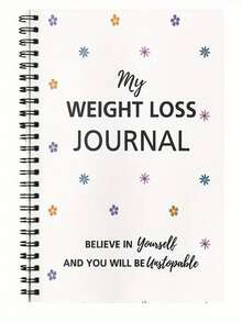 1PC Weight Loss Diary And Fitness Planner -Track Daily And Weekly Exercise And Diet,Follow A Progressive Plan,Set Goals And Achieve Them Successfully,Stay Motivated And Confident - Multicolor - View 6