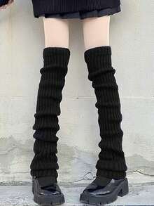 1双女士Y2K毛绒腿套,柔软毛绒,冬季保暖靴套,万圣节圣诞老人装扮 - 彩色 - 查看 21