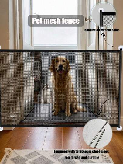 Pet Fence, Isolation Fence, Transparent Window, Balcony Fence, Pet Protection, Pet Door, Dog Door, Pet Railing, Dog Mesh