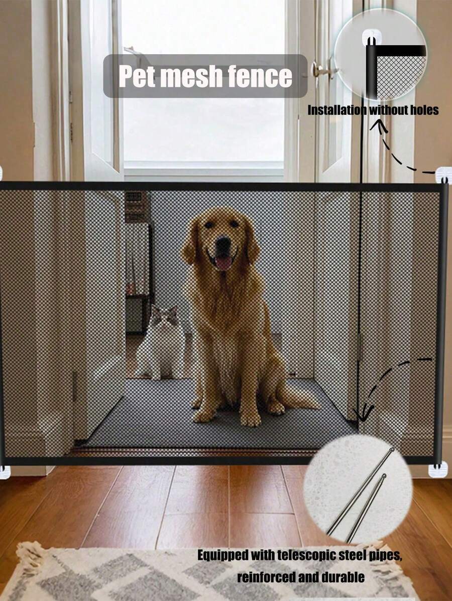 Pet Fence, Isolation Fence, Transparent Window, Balcony Fence, Pet Protection, Pet Door, Dog Door, Pet Railing, Dog Mesh