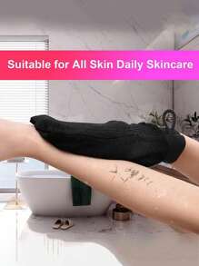 Nouveau lot de 2 pièces de gants exfoliants, gants exfoliants double face pour le corps, gants de gommage pour élimination de la peau morte, gommage en profondeur pour hommes et femmes, gants de douche exfoliants, gants exfoliants en profondeur pour une peau lisse et brillante
