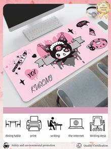 Sanrio 1 وحدة من حصير مكتب كيتي السانريو الرائع ، كرتون جميل لحصير المكتب للنساء ، حصير مكتب ديكوري كبير للمطاعم ، قابل للغسيل ، مناسب للمكتب والألعاب ونزل الطلاب وأجهزة الكمبيوتر والمطاعم ، هدية لصديقة أو أم أو حزب ديكور