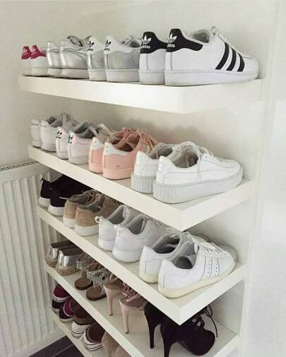 Kit 5 Prateleiras Branco MDF 70x20