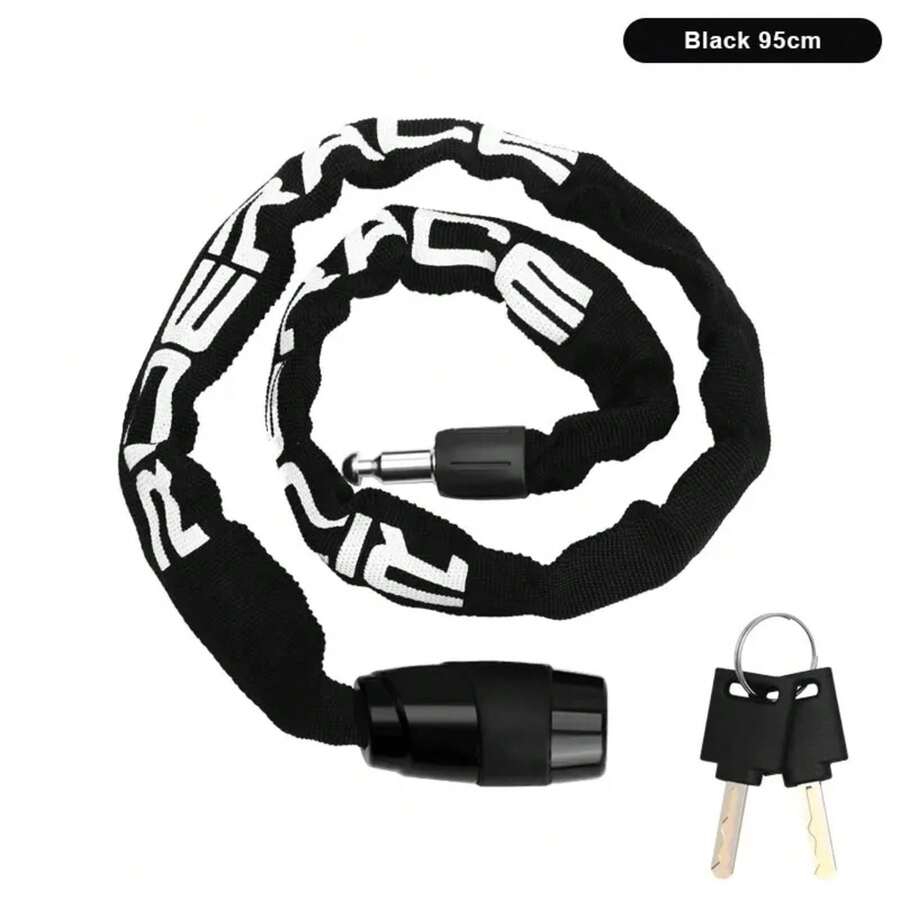RIDERACE Bicycle Chain Lock Portable Anti-Theft High Security MTB ...