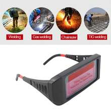 Gafas de Soldador Auto Oscurecimiento Gafas de Soldador Solar Color Verdadero Ojos Lente Protectora PC Máscara de Soldador Casco de Soldador para TIG MIG Soldadura Plasma Corte Molienda - Gafas marcos pueden ser ajustables, Fácil y seguro de operar, diseño de peso ligero - Multicolor - Ver 1