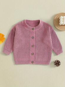 Newborn Baby Sweaters - Pink - View 1