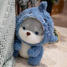 Soft Plush Transforming Dog Doll, Comfort Stuffed Animal, Children's Birthday Gift, Creative Pet Pillow For Dorm And Bedroom Decor