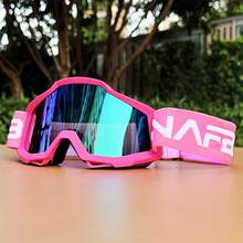 1 Gafas de motocross, gafas deportivas para exteriores, con múltiples opciones de lentes, adecuadas para montar, esquiar, hacer surf - Multicolor - Ver 15