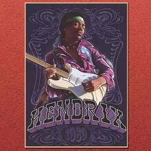 1pc SINGER J-JIMI H-HENDRIX Vintage Poster, Wall Art, Home Decor, Holiday Gift, Office Decor, Great For Room Decoration, Perfect Choice For Living Room And Bedroom Decoration, Indoor, Hallway, Study, High Quality Artwork, Bedroom Wall Art, Premium Decorative Painting, Frameless