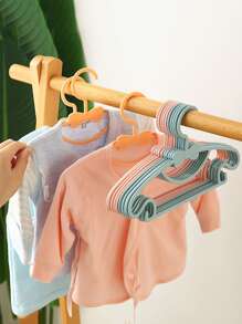 5/10/20 Stücke Plastik Baby Kleiderbügel für Jacken, Kinderschrank Organizer, Kleideraufhänger, tragbare Präsentation, Heimdekoration
