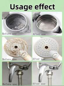 Jue Fish Limescale Cleaning Effervescent Tablets, For Stainless Steel Pots, Kettles, Removes Limescale & Dirt, Lemon Scented - White - View 10