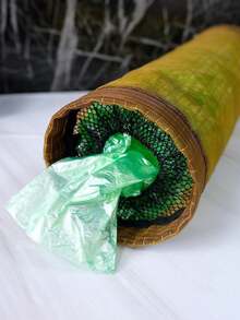 1 Peça Suporte Organizador de Sacolas de Lixo de Cozinha de Cor Aleatória, Armazenamento Retrátil Pendurado, Suporte de Saco de Lixo Dobrável e Portátil, Saco Plástico, Capa de Sapato, Reutilizável e Economizador de Espaço, Organizador de Grade Transparente para Banheiro, Quarto, Cozinha, Entrada