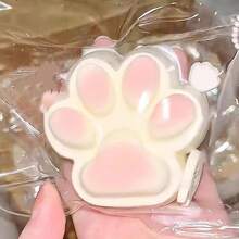 1/5个猫爪挤压玩具，慢回弹葡萄/橙色，减压挤压玩具，立方体挤压玩具，粘性挤压玩具，大号弹性挤压猫爪，指尖旋转玩具，生日派对礼物 - 彩色 - 查看 9