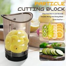1pc Stainless Steel Fruit & Vegetable Cutter, Mushroom, Strawberry, Potato, Watermelon Slicer, Dicer