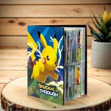 pokemon Portafolios para cartas Pokémon, caja protectora de colección de 4 bolsillos, álbum de cartas de 30 páginas que puede contener hasta 240 cartas para diversas colecciones de cartas