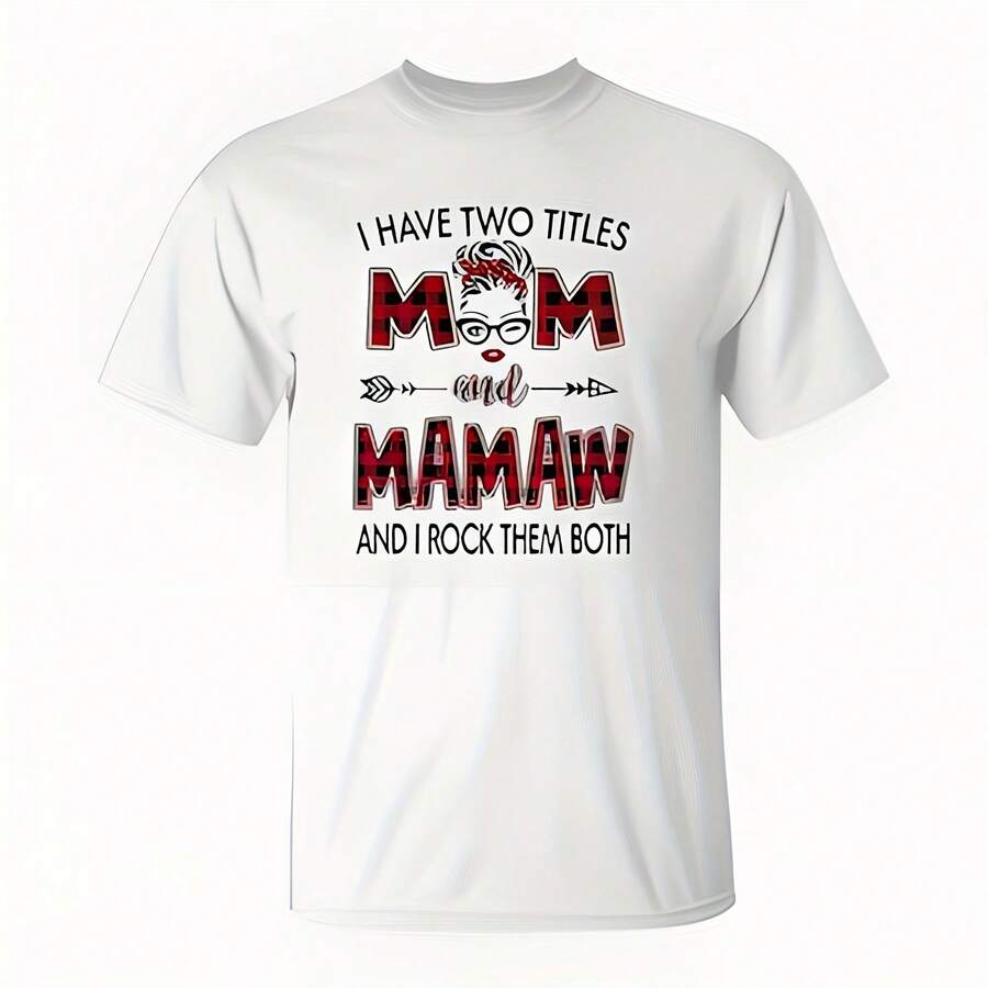 Camiseta "Tengo dos mamás y una abuela y soy genial" - Blanco - Ver 1