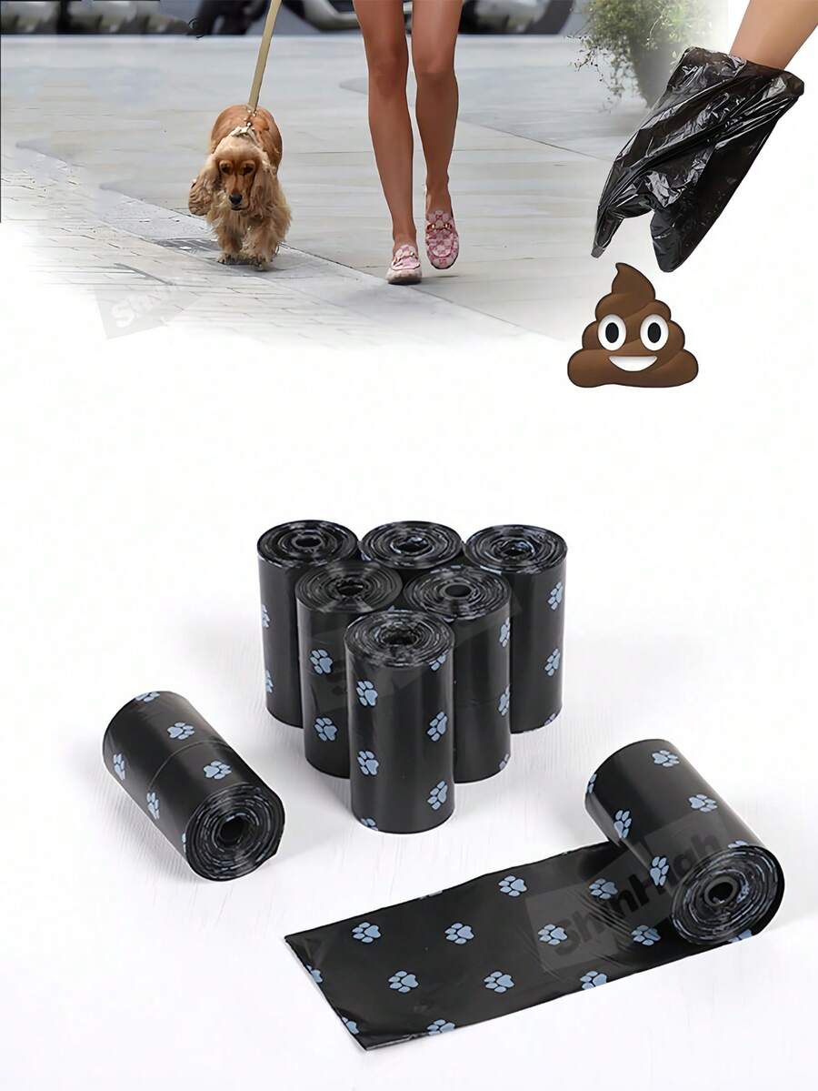 450 个/30 卷，加厚狗屎袋，宠物屎袋防漏宠物粪便，超厚狗屎袋 - 防漏无杂物的宠物粪便袋，适合户外探险 - 方便便携，是狗主人、露营、徒步旅行、宠物用品的理想选择