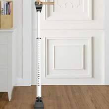 Door Jammer Security Bar Patio Door Brace Non Slip Locking Pole Lock Adjustable - White - View 2